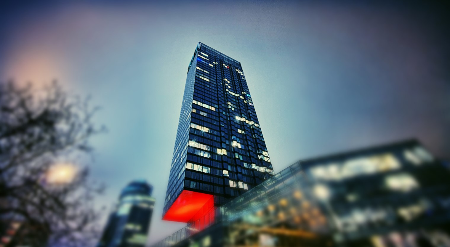 Cosmopolitan building in Warsaw